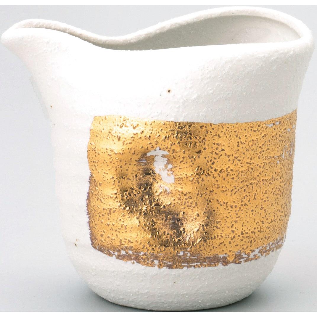 White & Gold Cold Sake Bottle Big - ECI Online store│One dollar 100 yen shop