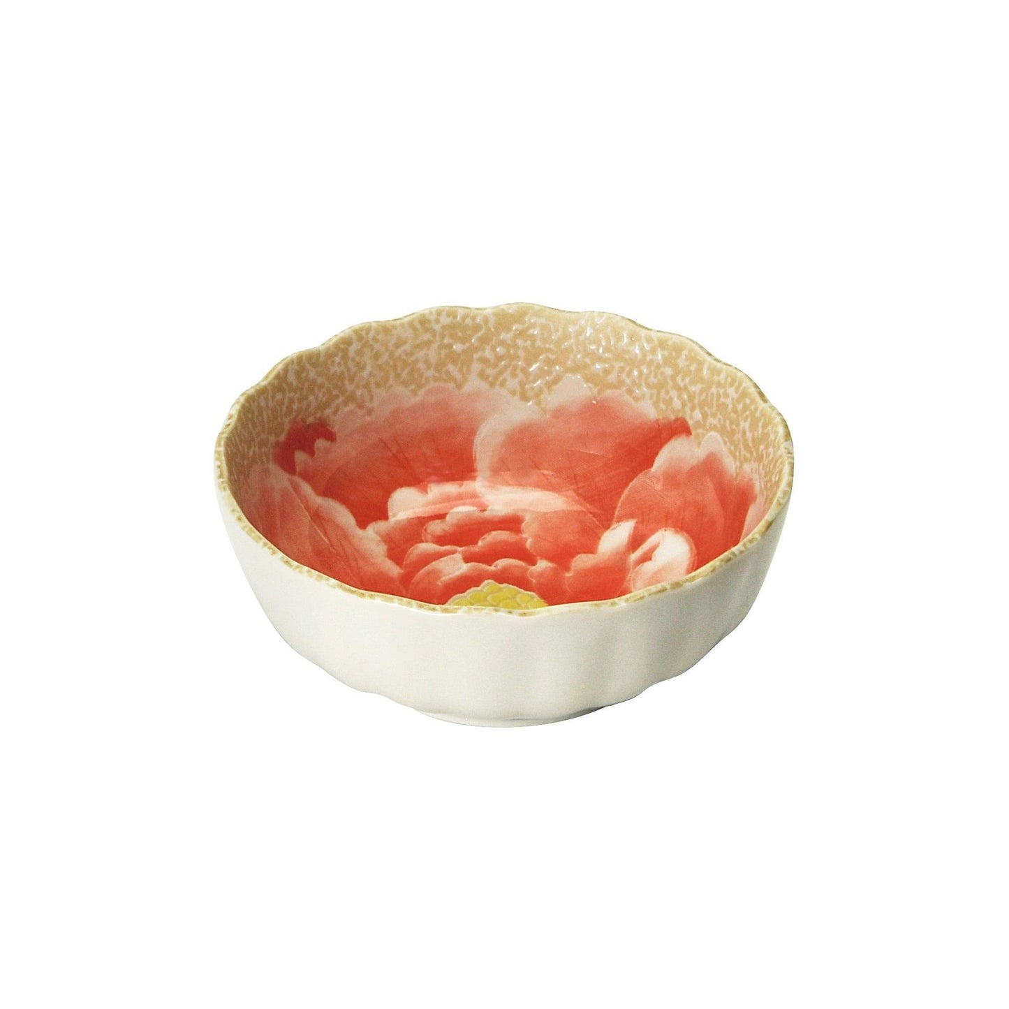 Bowls (Peony / Japanese red / 3.5) - ECI Online store│One dollar 100 yen shop
