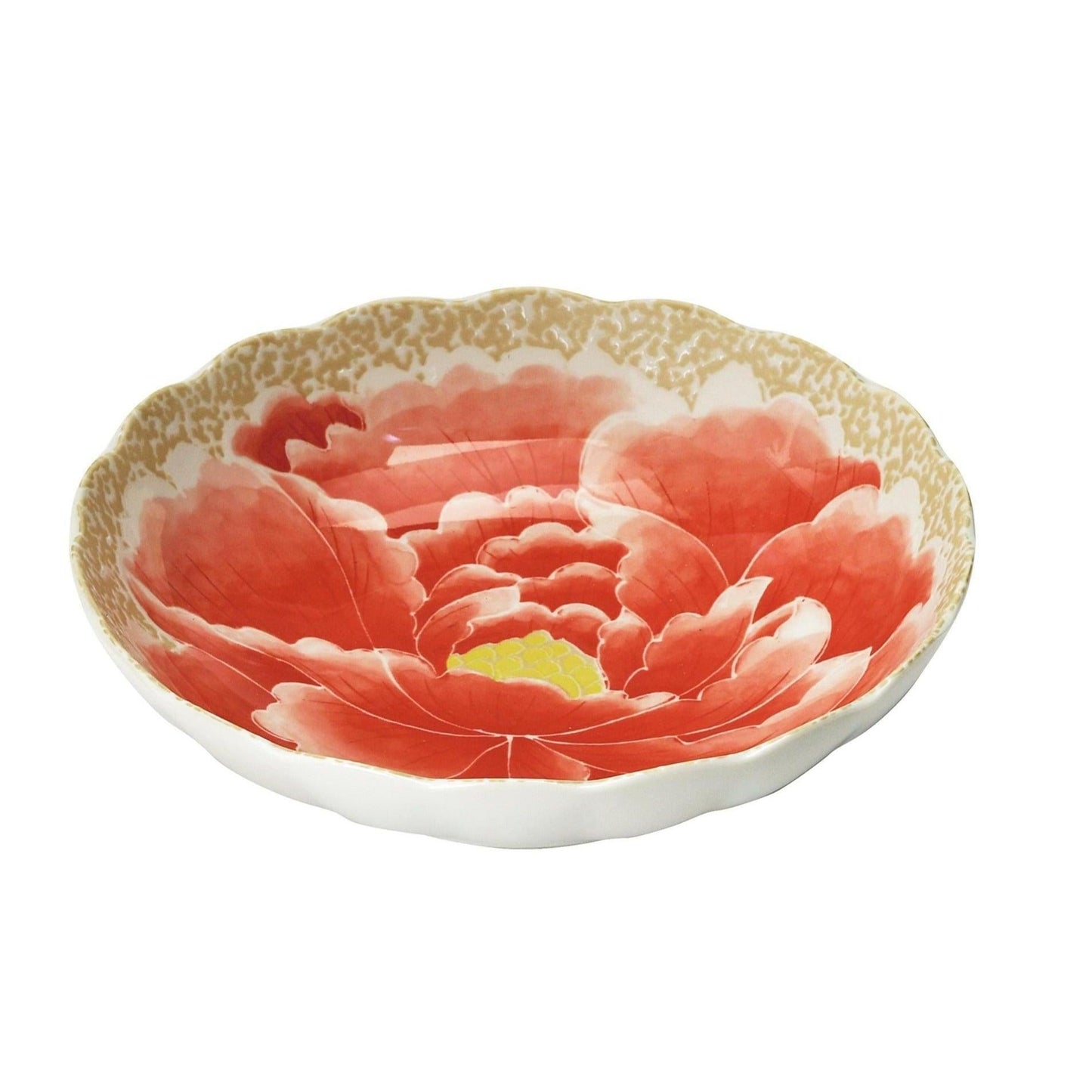 Deep bowls (Peony / Japanese red / 6.8) - ECI Online store│One dollar 100 yen shop