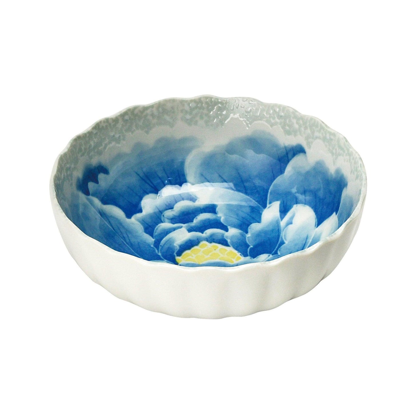 Bowls (Peony / Japanese blue / 4.5) - ECI Online store│One dollar 100 yen shop