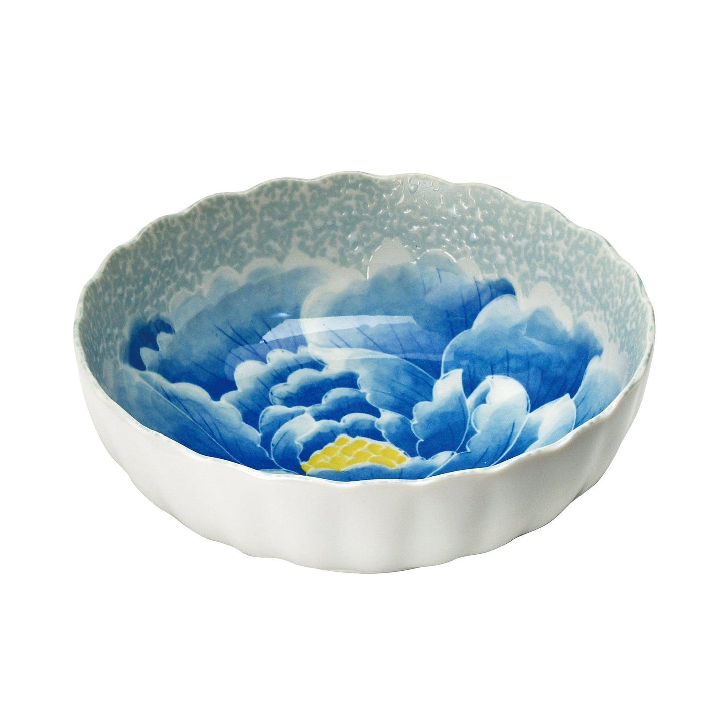 Bowls (Peony / Japanese blue / 6.8) - ECI Online store│One dollar 100 yen shop