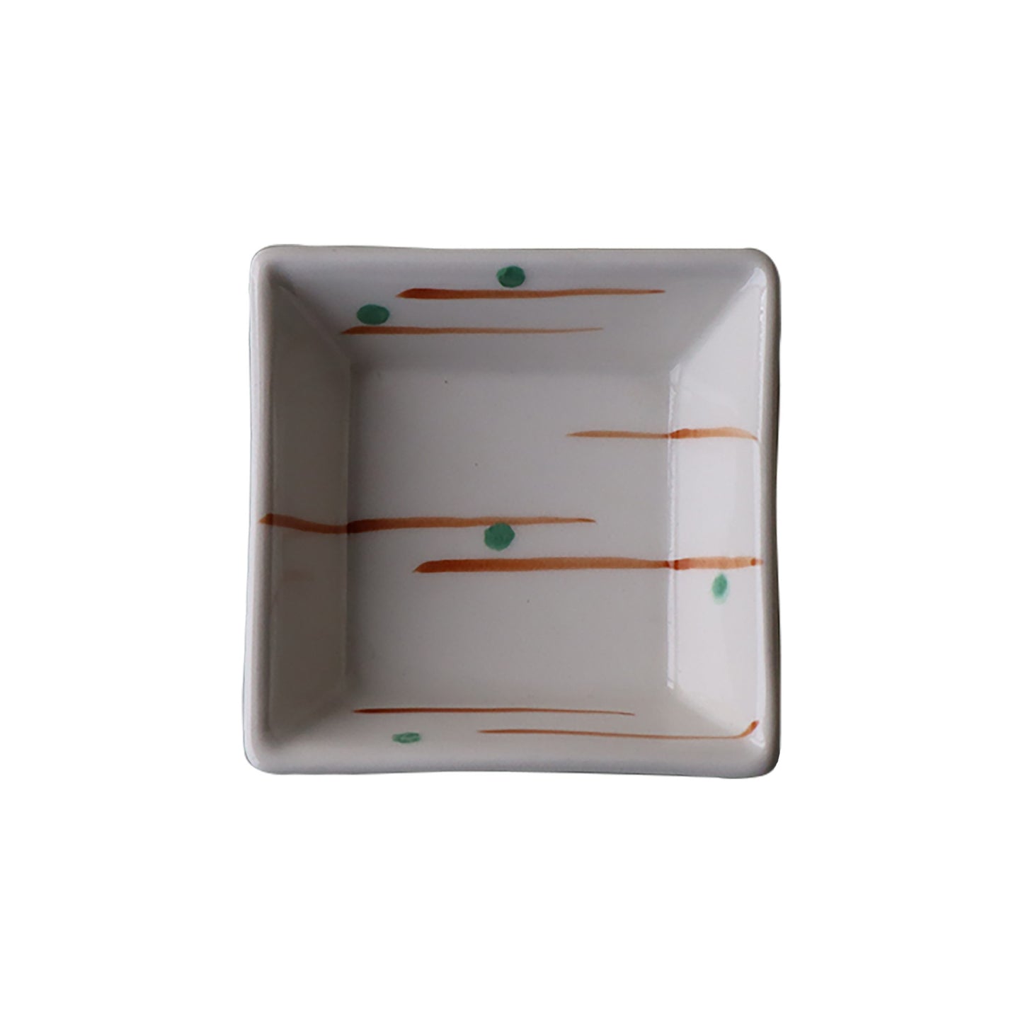 Japanese modern, small size, with square dot green tea line
