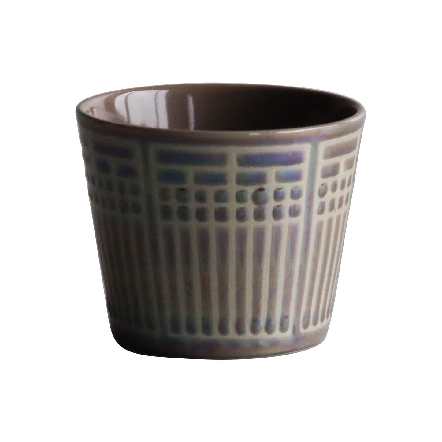 Syoji Soba Cup with a lattice pattern