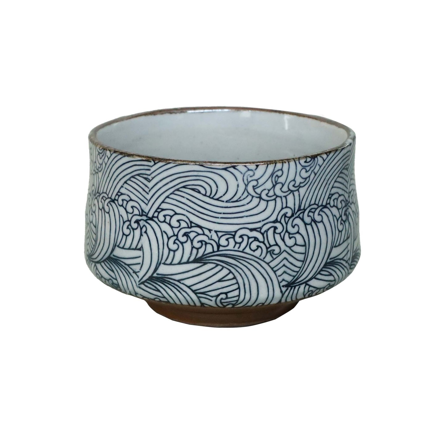 Rough waves, matcha kettle