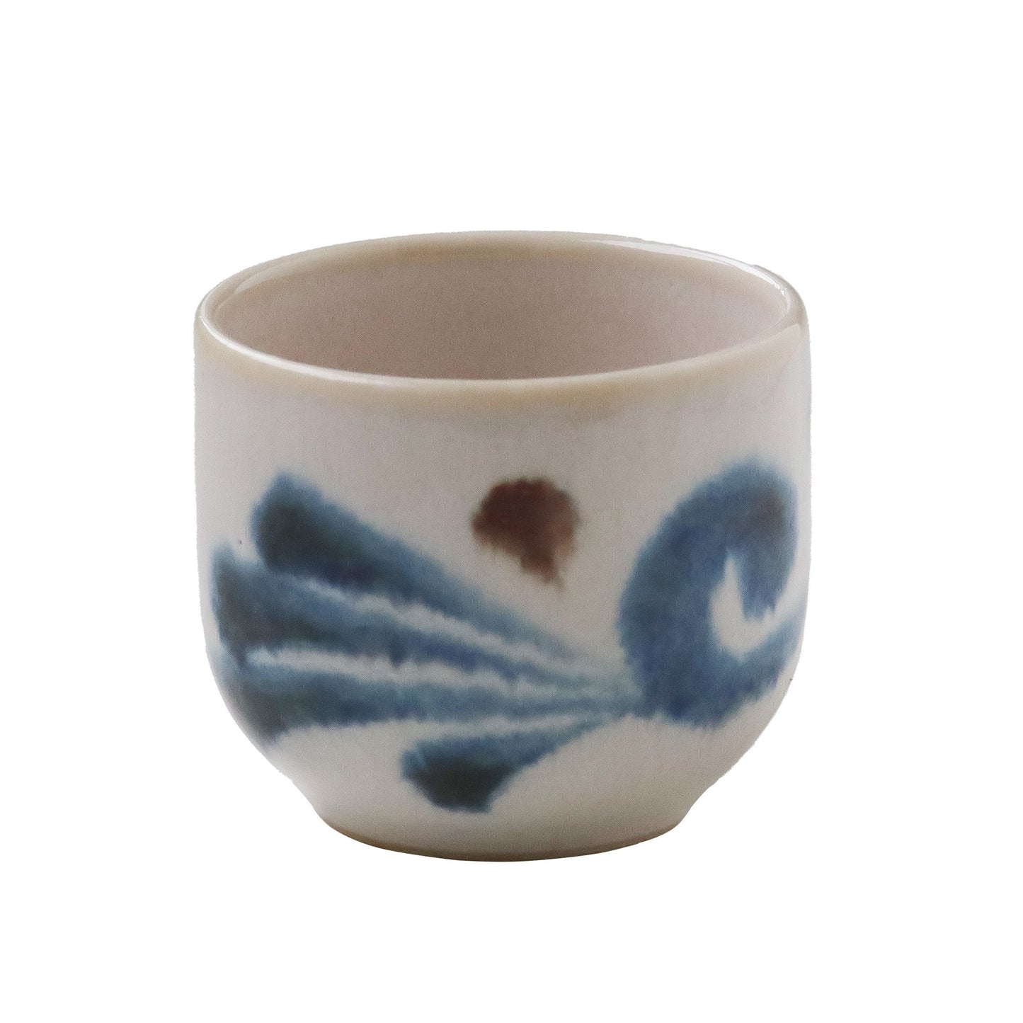 Arabesque Glazed Sake Cup