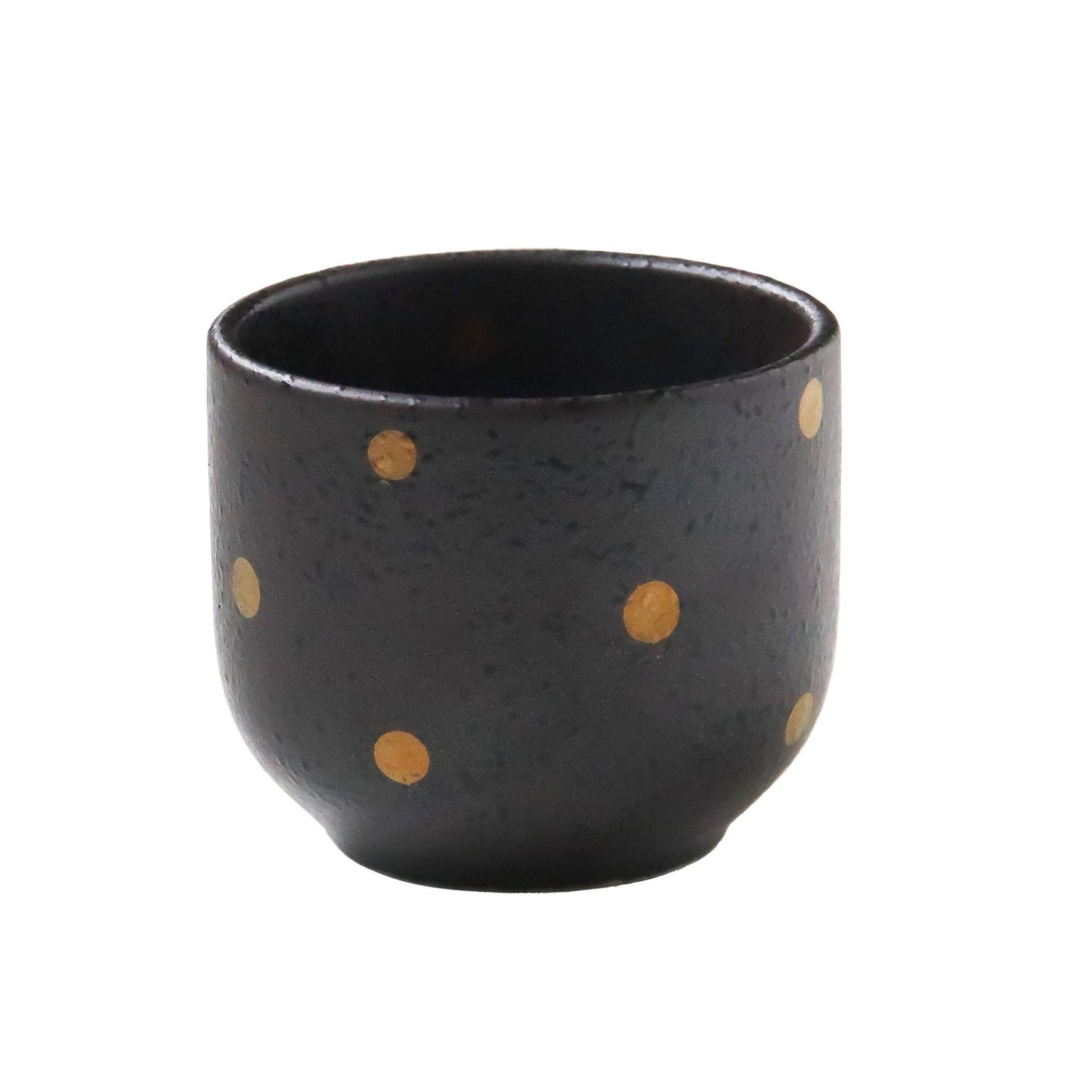 Gold Dotted Cylinder Sake Bowl