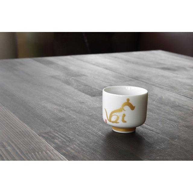 Large Sake Cup (Chinese Zodiac Collection / Tiger) - ECI Online store│One dollar 100 yen shop