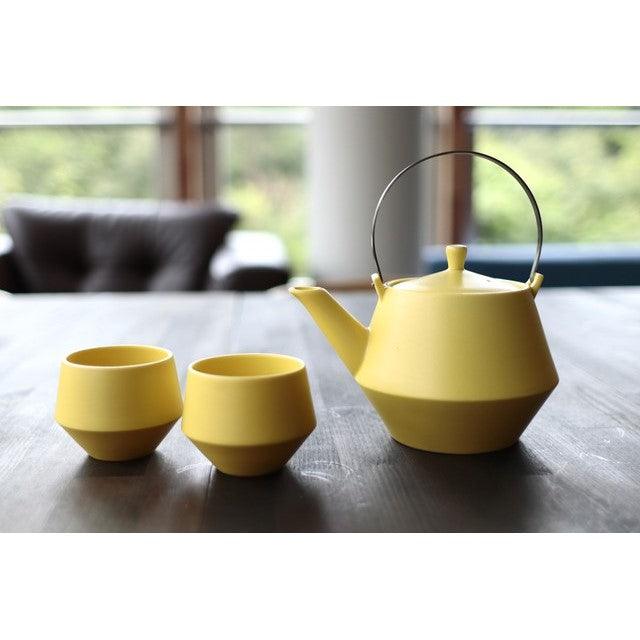 Teapot Set (Stainless / Crane Bird / Yellow) - ECI Online store│One dollar 100 yen shop