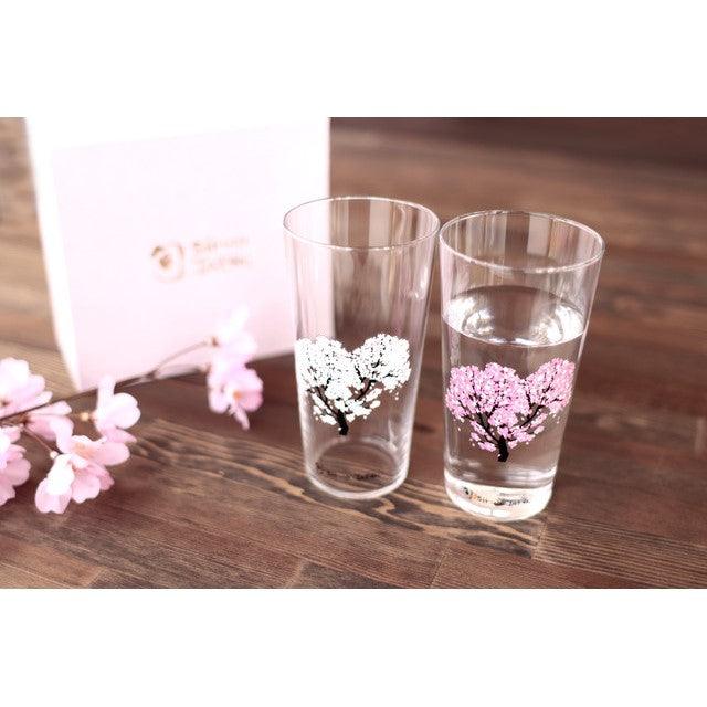 Tumbler Glass Set (Cool Touch SAKURA) - ECI Online store│One dollar 100 yen shop