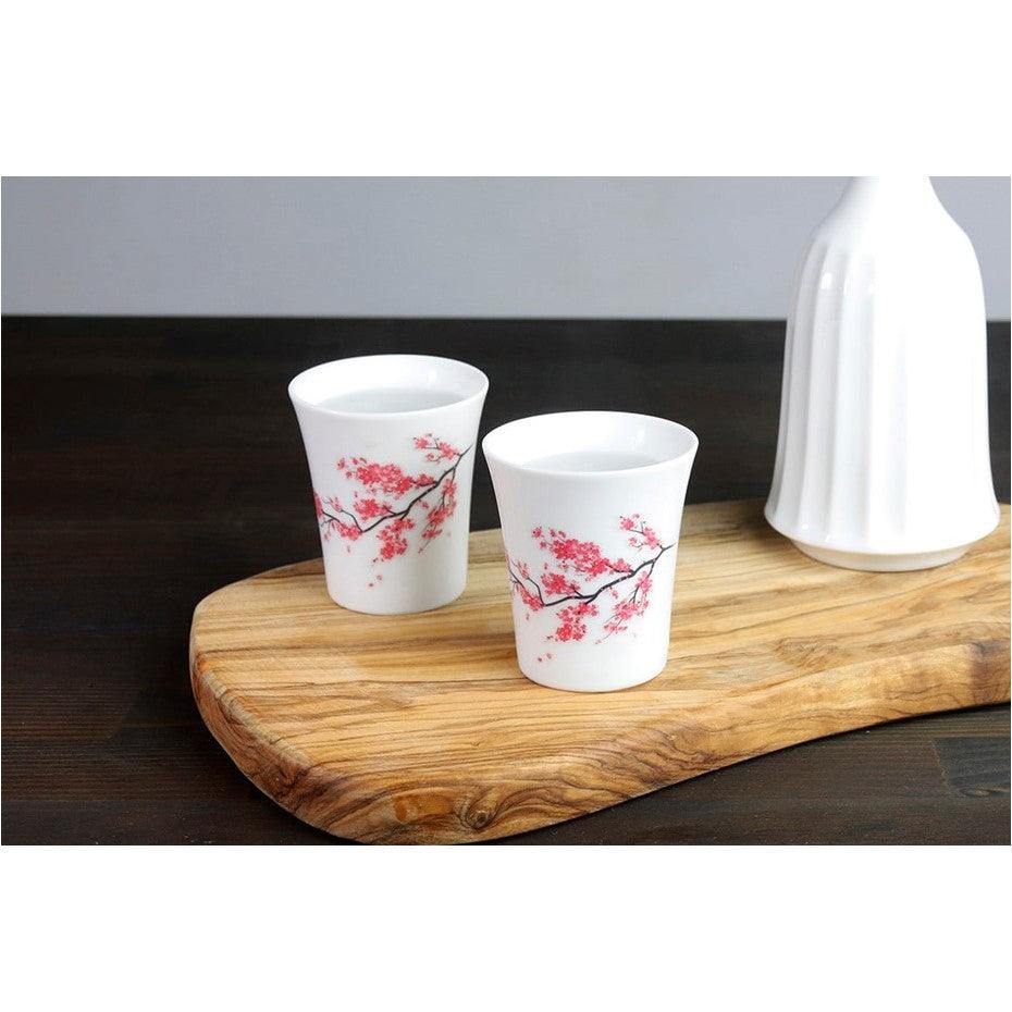 Cup (White / Small / SAKURA / 1pc / with Box) - ECI Online store│One dollar 100 yen shop