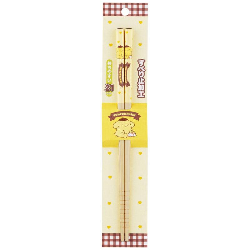 Chopsticks ( Bamboo/ Pom Pom Purin/21cm) - ECI Online store│One dollar 100 yen shop