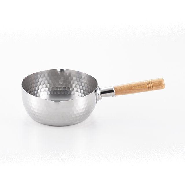 Cooking Pot (Stainless / Wood, Yukihira-style) - ECI Online store│One dollar 100 yen shop