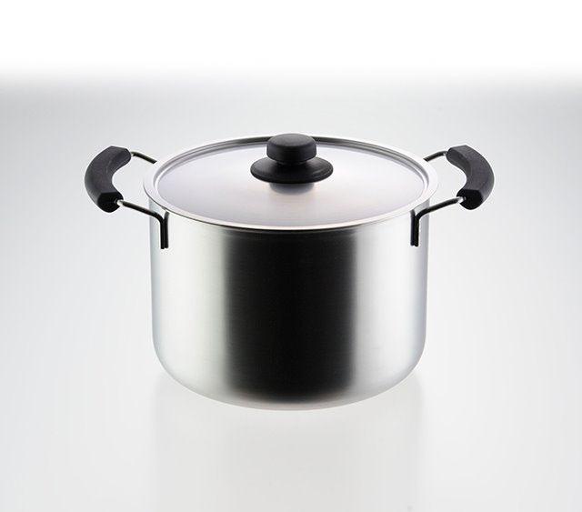 Cooking Pot (Stainless / Bakelite, with Two-handle) - ECI Online store│One dollar 100 yen shop