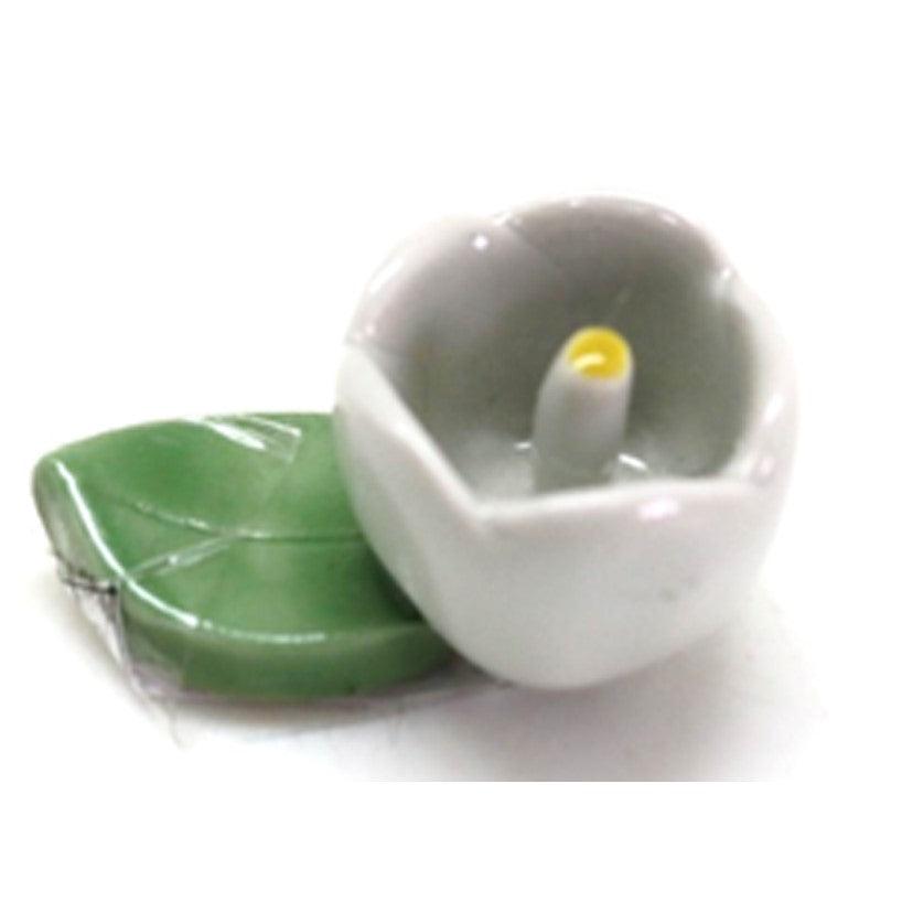 Chopstick rest (white camellia round) - ECI Online store│One dollar 100 yen shop