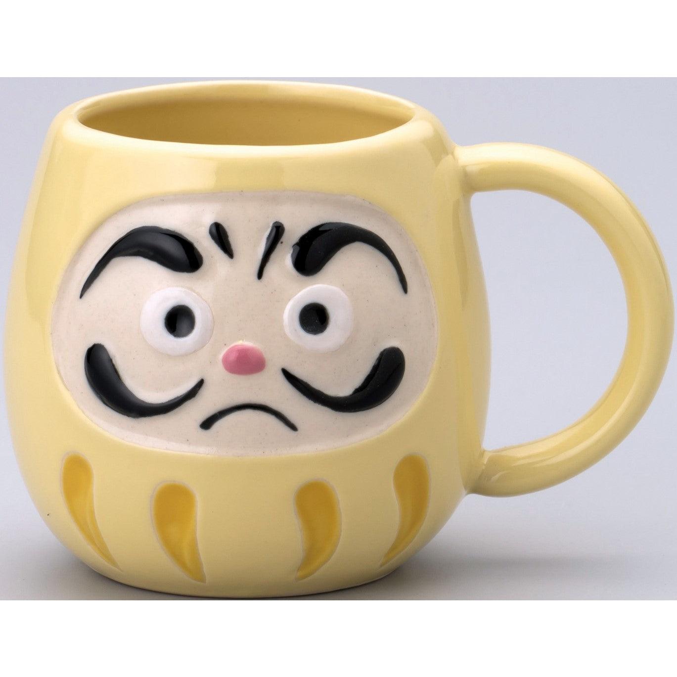 Fuku Dharma Yellow Mug Cup - ECI Online store│One dollar 100 yen shop