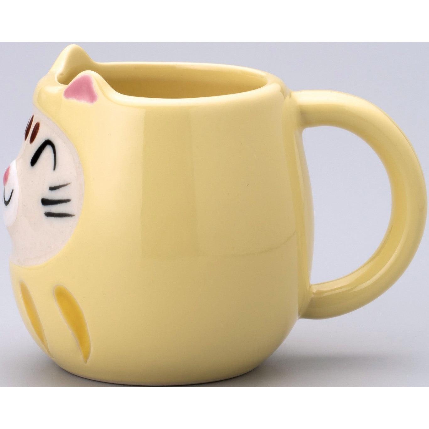 Cat Dharma Yellow Mug Cup - ECI Online store│One dollar 100 yen shop