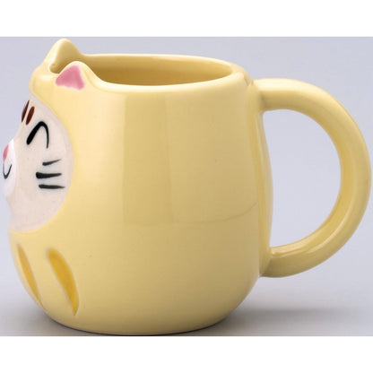 Cat Dharma Yellow Mug Cup