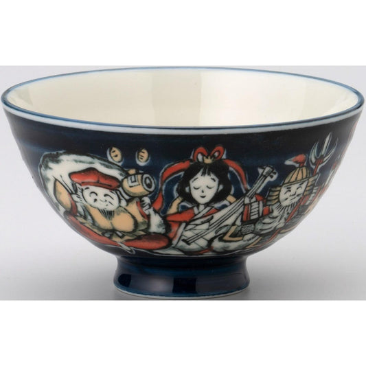 Seven Lucky Gods Rice Bowl (Large) - ECI Online store│One dollar 100 yen shop