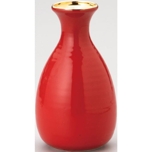 Red & Gold Sake Bottle Big