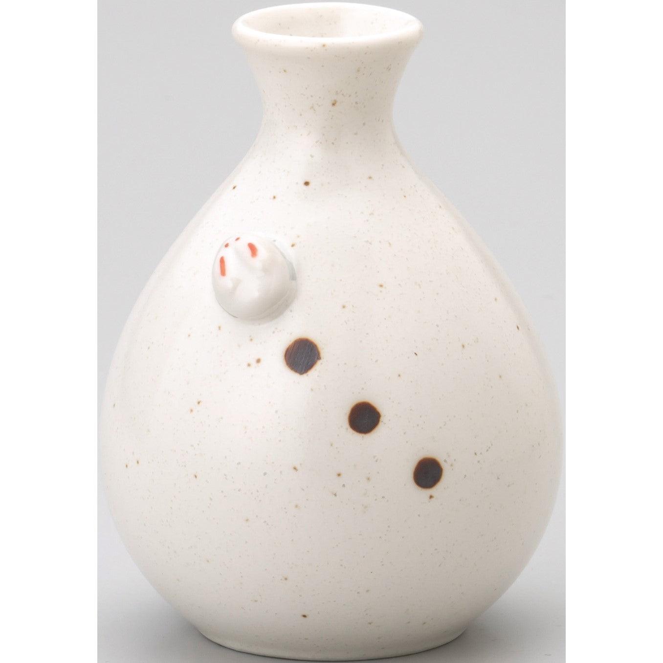 Rabbit White Sake Bottle Big - ECI Online store│One dollar 100 yen shop