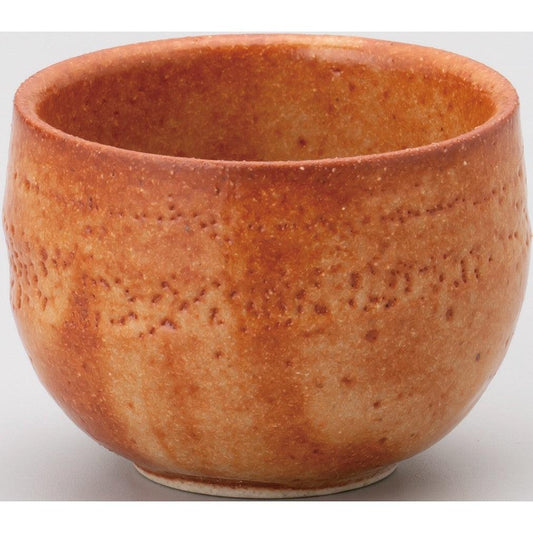 Red Shino Circle Sake cup - ECI Online store│One dollar 100 yen shop