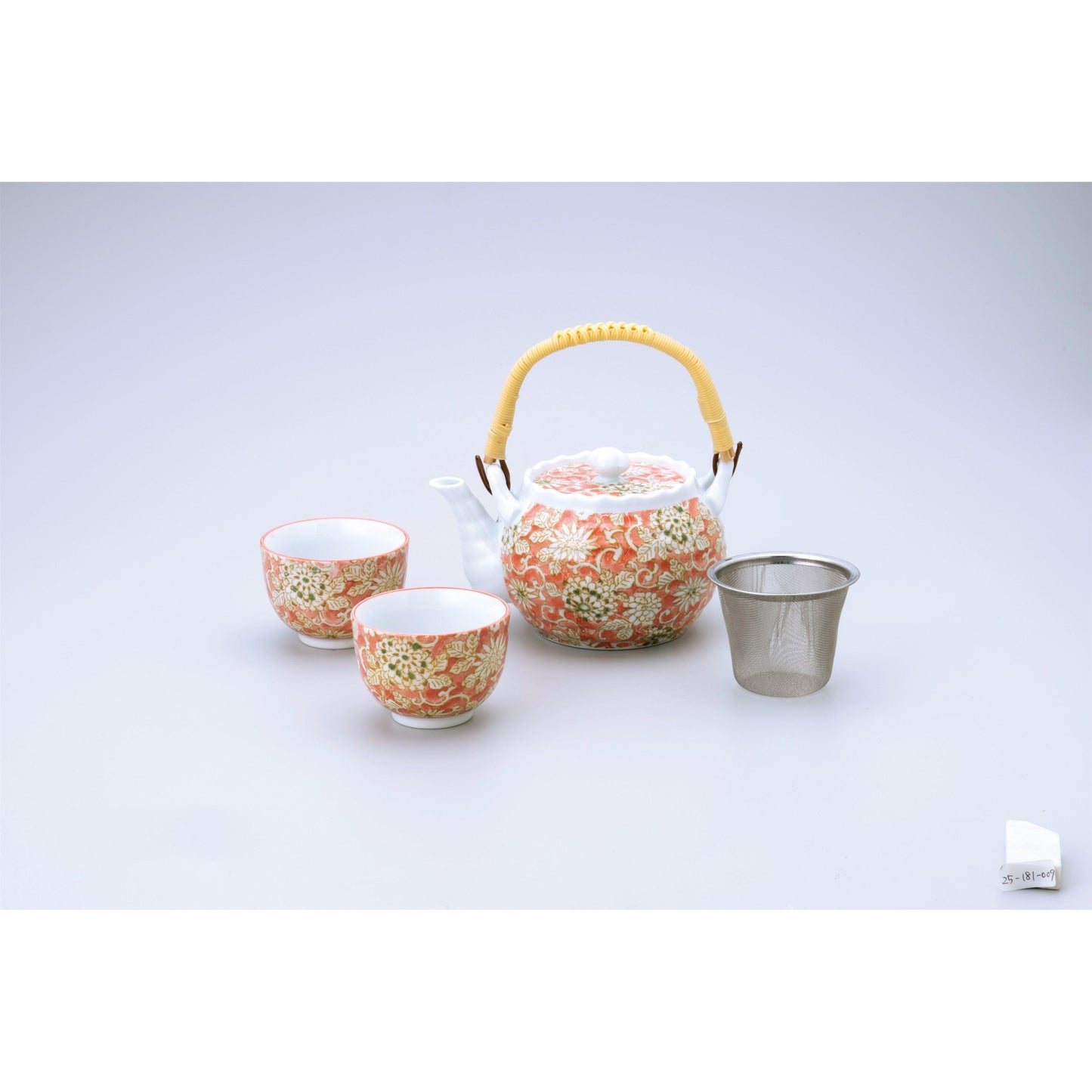 Irokarakusa Red Dobin-Tea Set (1:2) - ECI Online store│One dollar 100 yen shop