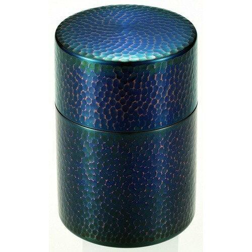 Pure copper blue finish Tea Canister - ECI Online store│One dollar 100 yen shop