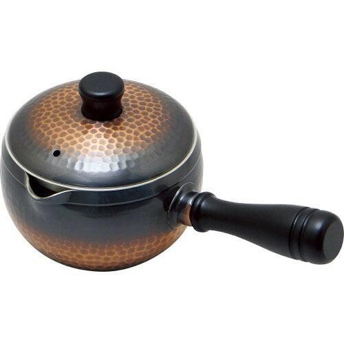 Pure red copper Hammer mark teapot (Yokote) with strainer