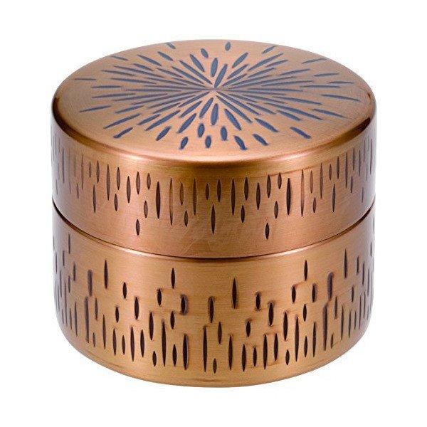 Pure copper tin finish Tea Canister - ECI Online store│One dollar 100 yen shop