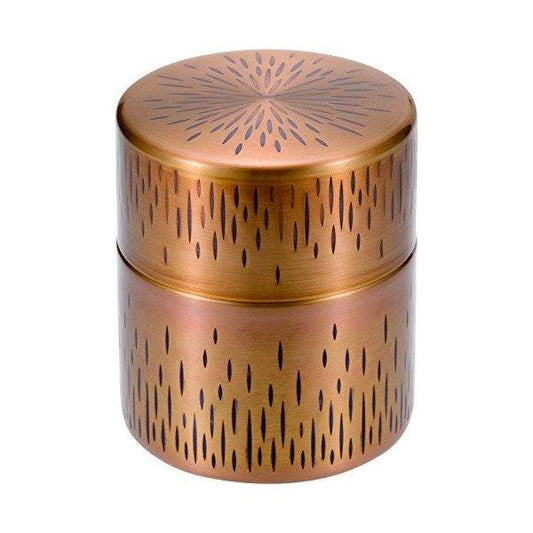 Pure copper tin finish Tea Canister - ECI Online store│One dollar 100 yen shop