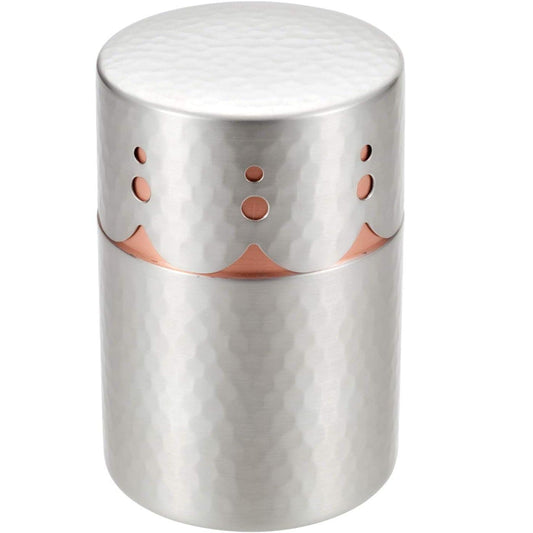 Pure copper tin finish fretwork Tea Canister - ECI Online store│One dollar 100 yen shop