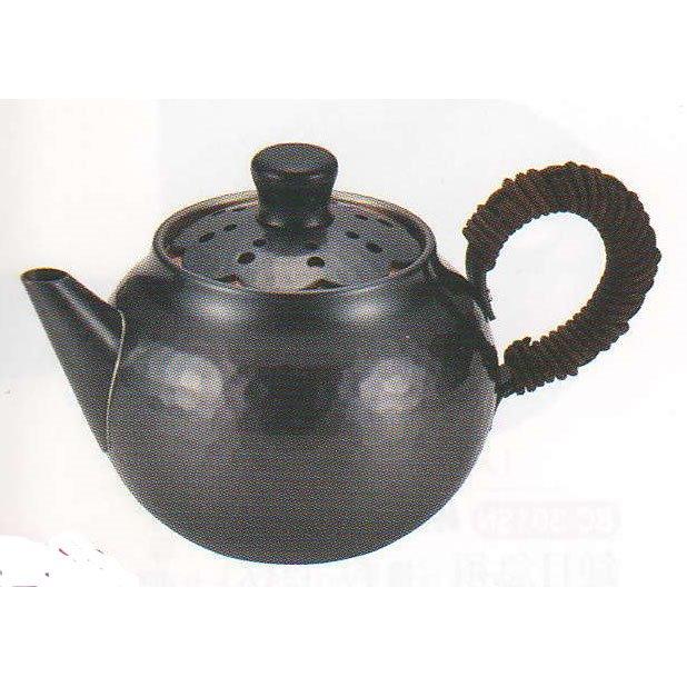 Pure Black Copper finish fretwork carved cold tea pot (Gote) - ECI Online store│One dollar 100 yen shop