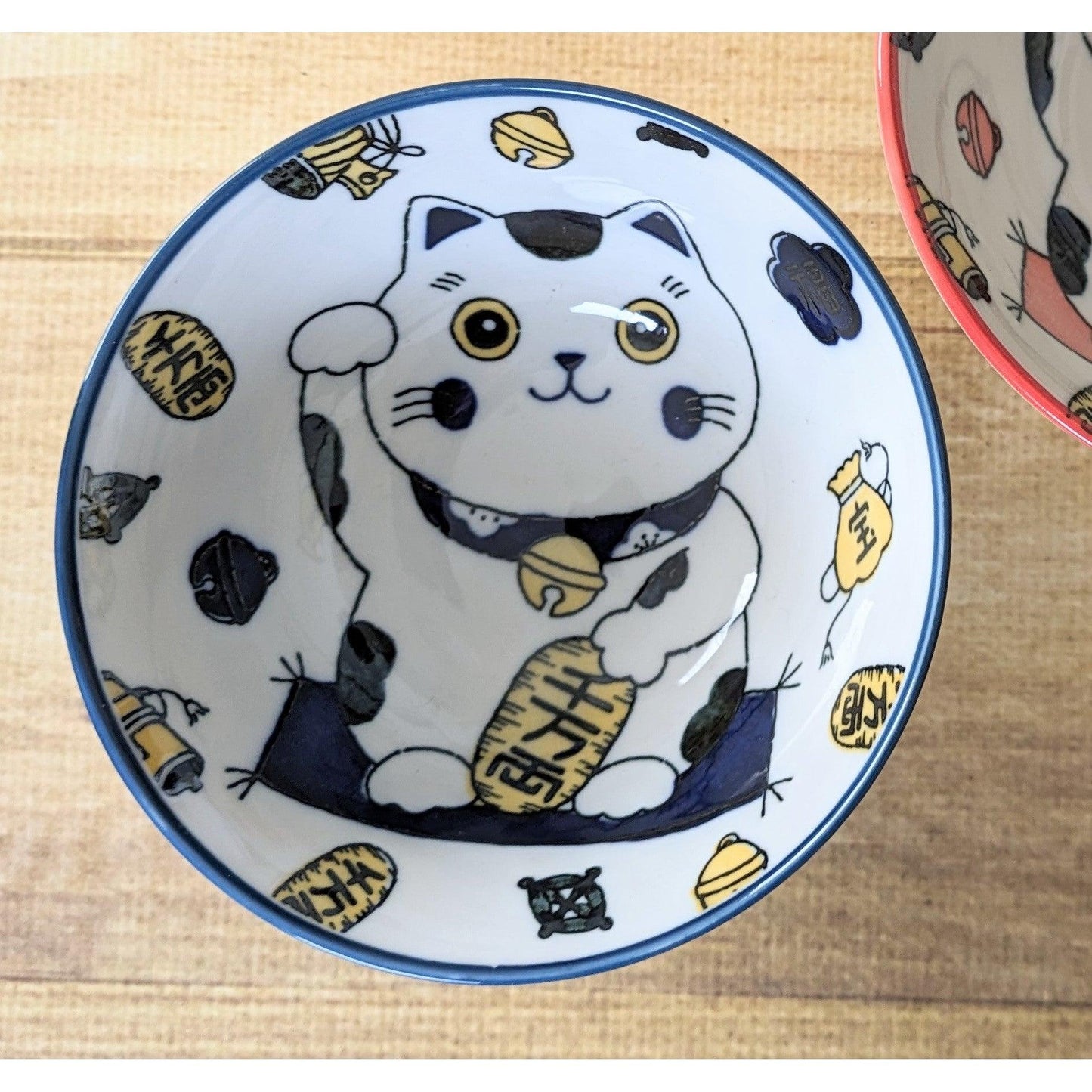 Bowls (Waving cat (for good luck) / Navy 40)