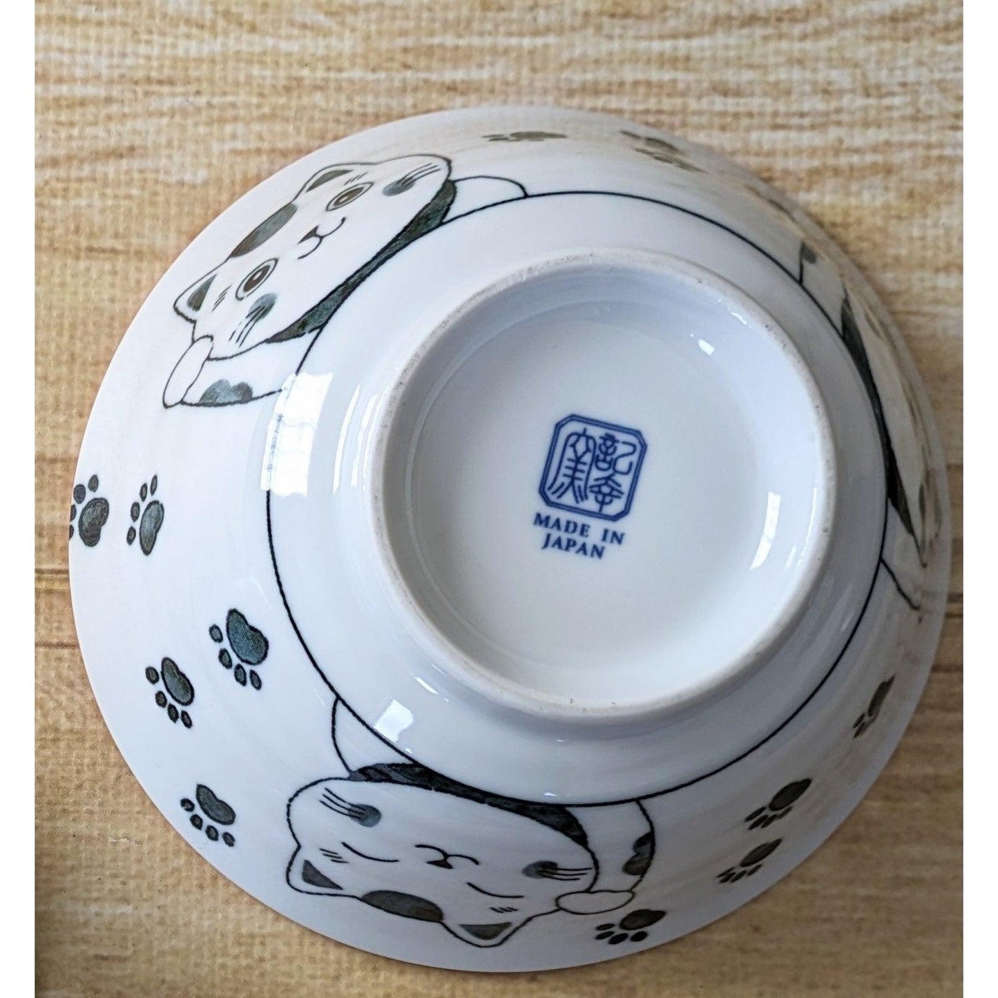 Bowls (Waving cat (for good luck) / Red 48) - ECI Online store│One dollar 100 yen shop