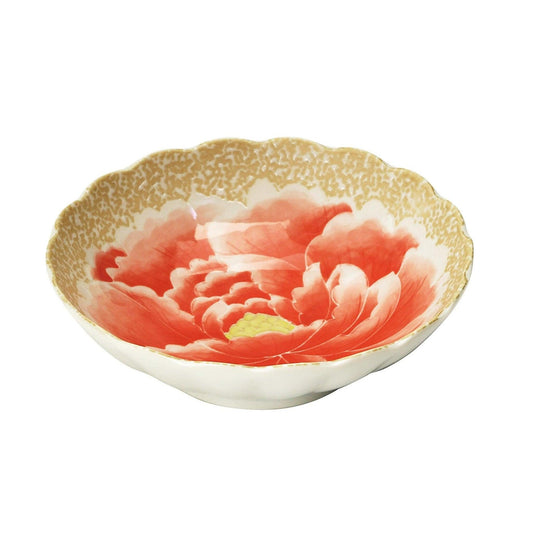 Shallow plates (Peony / Japanese red / 5.5) - ECI Online store│One dollar 100 yen shop