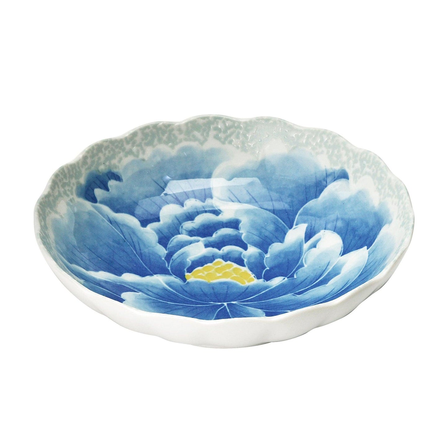 Deep plates (Peony / Japanese blue / 6.8)