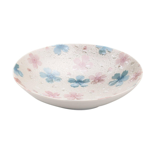 Flat bowls (Shimmering / Japanese blue / 7.0) - ECI Online store│One dollar 100 yen shop