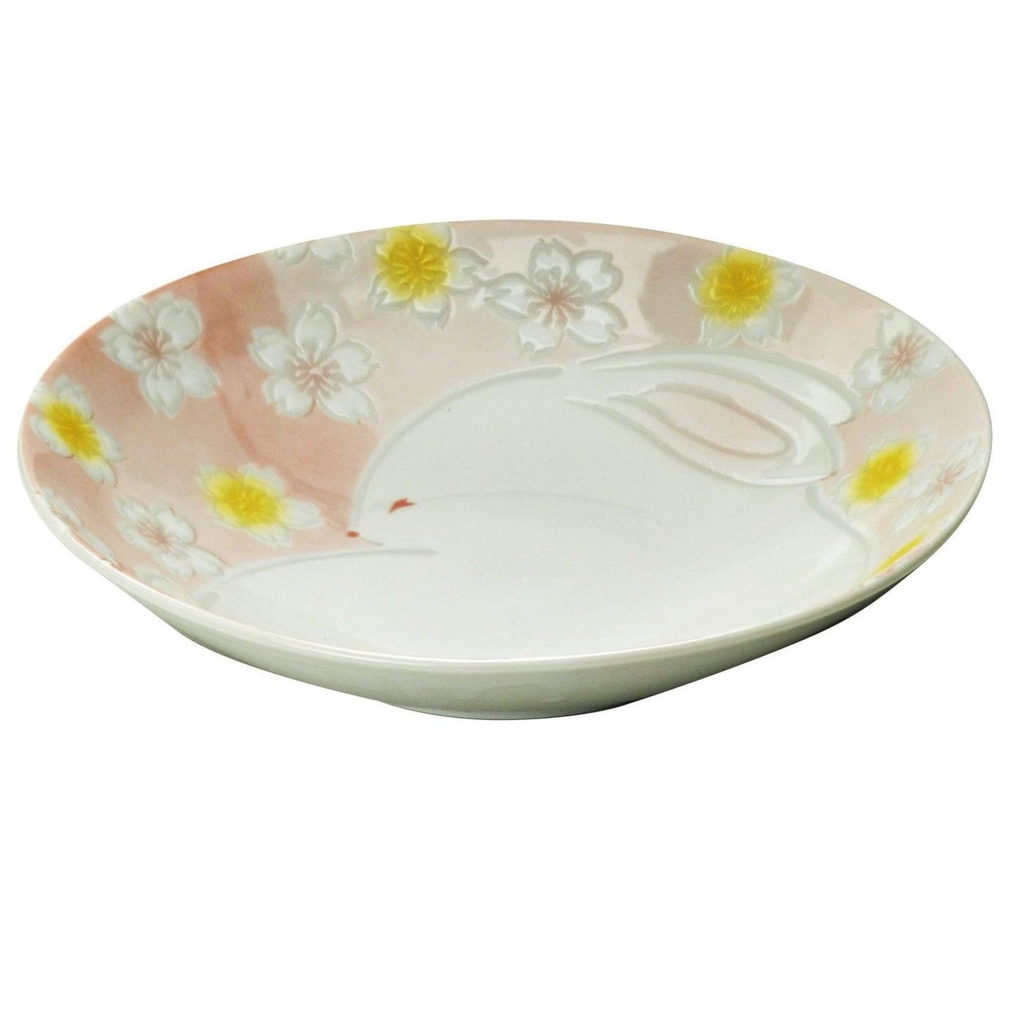 Curry plates (Flower bunny) - ECI Online store│One dollar 100 yen shop