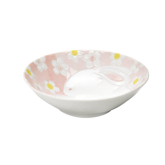 Shallow bowls (Flower bunny / 5.5) - ECI Online store│One dollar 100 yen shop