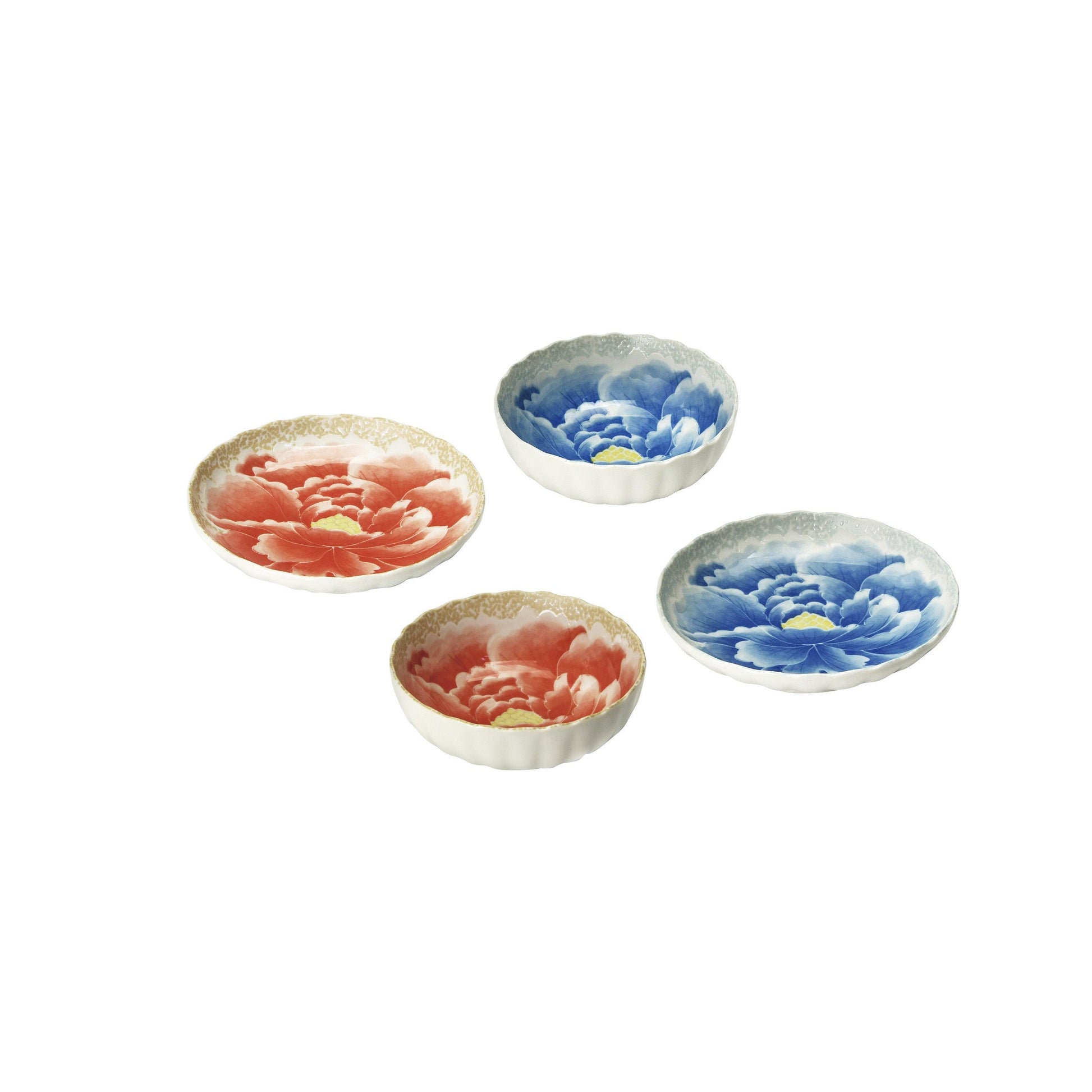 Plate (Peony / for Japanese foods) - ECI Online store│One dollar 100 yen shop