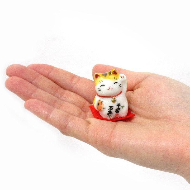 Ornaments (Pottery beckoning cat /3P set) - ECI Online store│One dollar 100 yen shop