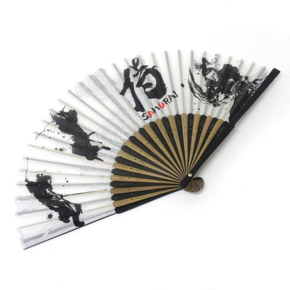 Japanese fan (2-color silk fan /Samurai)