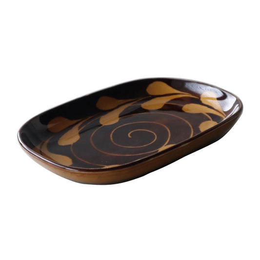 Slip Chocolat Leaf Sandwich Tray