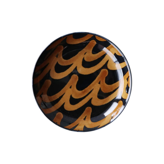 Slip Chocolat Wave Bread Dish