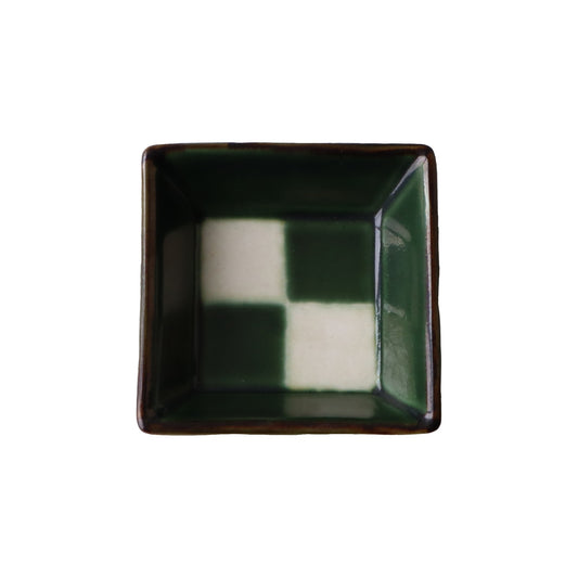 Japanese modern Oribe checkerboard