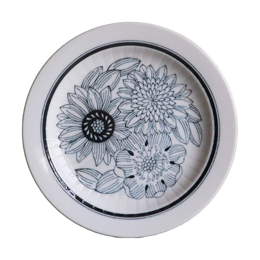 Antico Flower Cake Plate Bouquet