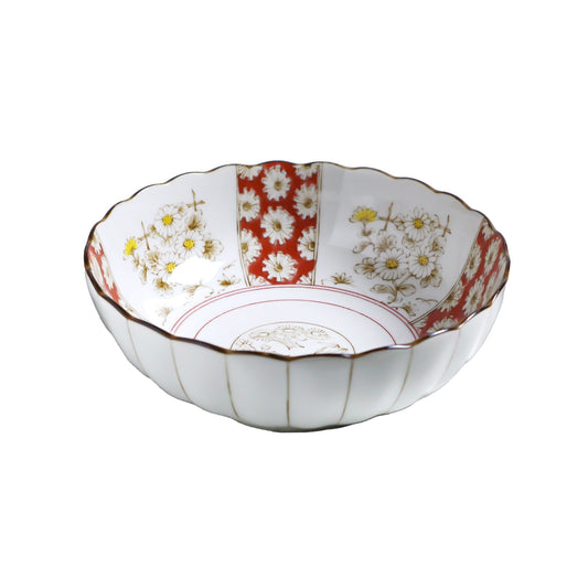 Japonica Chrysanthemum Flower Serving Dish