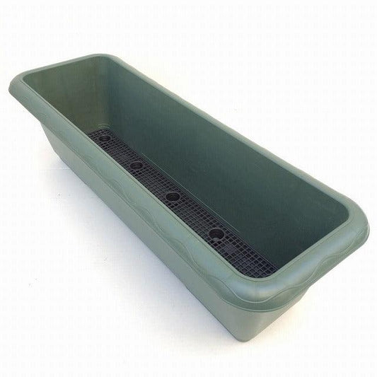 Planter with Drainboard inside (Dark Green / 13L) - ECI Online store│One dollar 100 yen shop