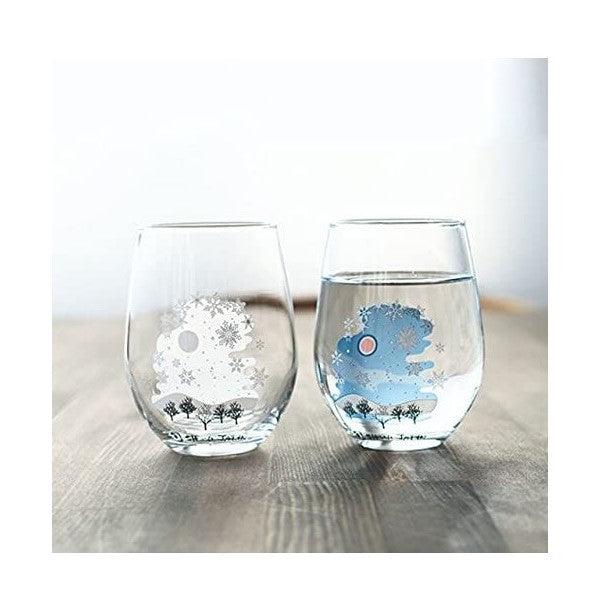 Glass Set (Cool Touch Snow) - ECI Online store│One dollar 100 yen shop