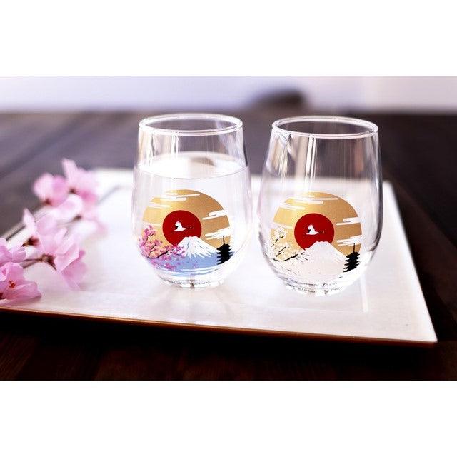 Glass Set (SAKURA FUJI) - ECI Online store│One dollar 100 yen shop